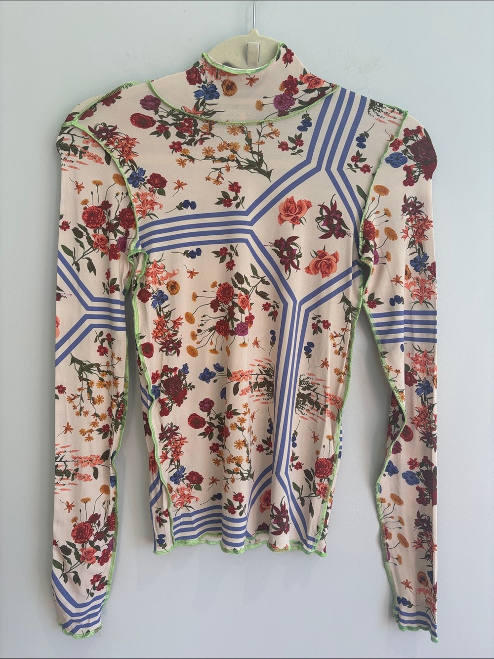 Wilfred by Aritzia Rust Floral Smocked Blouse – Size Small